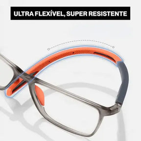 Riser Flex Duo - Óculos Ultra Focal Adaptável Unissex Anti Luz Azul